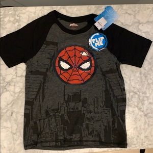 Old navy Spider-Man flip tshirt